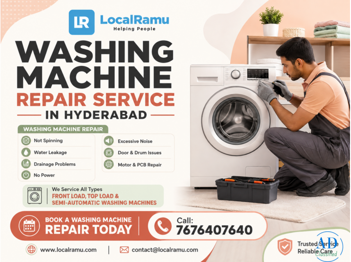 Advanced Washing Machine Repair Service in Hydrabad by LocalRamu