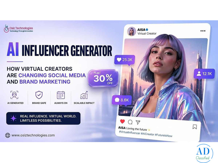 What If Your Brand Had Its Own AI Influencer? Get 30% OFF