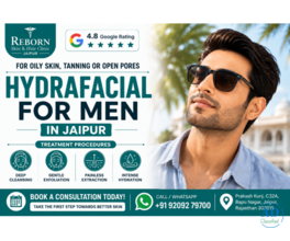 Hydrafacial Treatment for Men in Jaipur – For Open Pores