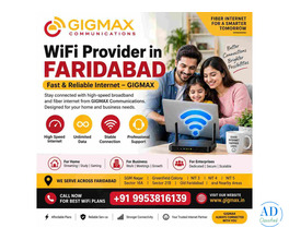WiFi Provider in Faridabad | Fast &amp; Reliable Internet – GIGMAX