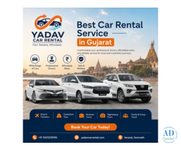 Best Car Rental Service in Gujarat for Outstation Trips