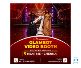 Premium Glambot Video Booth in Chennai – Capture Every Moment in Style