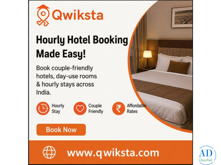 Hourly Hotel Booking & Couple-Friendly Rooms | Qwiksta