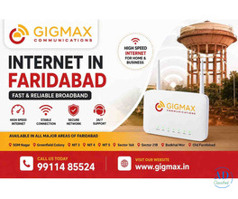 Internet in Faridabad | Fast & Reliable Broadband – GIGMAX