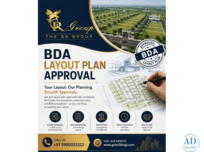 BDA layout plan approval in Bangalore