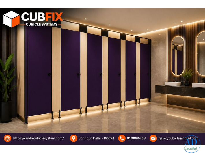 Toilet Cubicle Manufacturers in India | Cubfix