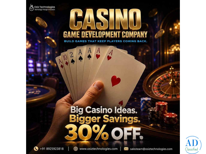 Want to Build Your Own Casino Gaming Brand? Get Flat 30% OFF