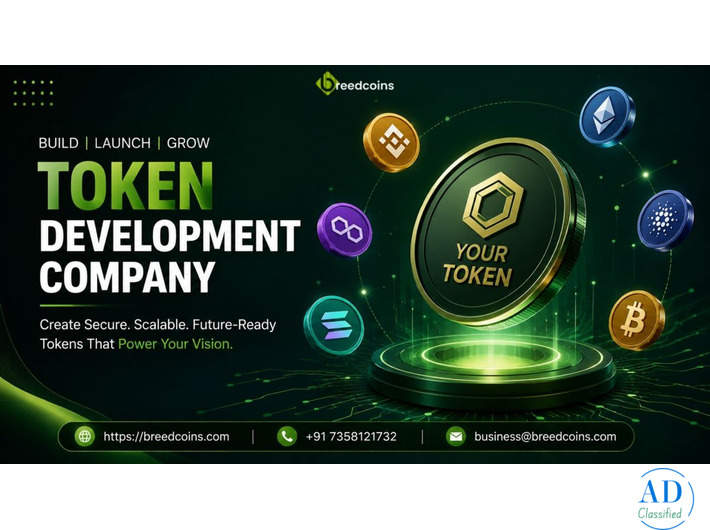 Leading Token Development Company for Digital Asset Projects